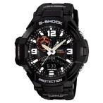 ショッピングg-shock ブラック G-SHOCK Gショック マスターオブG スカイコックピット GRAVITYMASTER カシオ CASIO アナデジ 腕時計 ブラック GA-1000-1A 逆輸入海外モデル