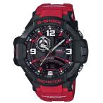 G-SHOCK Gショック マスターオブG スカイコックピット GRAVITYMASTER カシオ CASIO アナデジ 腕時計 レッド ブラック GA-1000-4B 逆輸入海外モデル