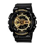 G-SHOCK Gショック 限定 ブラック×ゴールド シリーズ カシオ CASIO アナデジ 腕時計 ブラック ゴールド GA-110GB-1A 輸入海外モデル