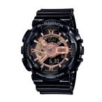 G-SHOCK Gショック BLACK & ROSE GOLD シリーズ カシオ CASIO アナデジ 腕時計 グロス ブラック ローズゴールド GA-110MMC-1A 逆輸入海外モデル