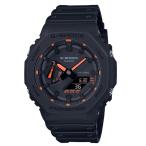 ショッピング海外 カシオーク G-SHOCK Gショック 限定 NEON ACCENTシリーズ カシオ CASIO アナデジ 腕時計 ブラック オレンジ GA-2100-1A4 逆輸入海外モデル