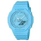 ショッピングトーン カシオーク G-SHOCK Gショック ジーショック ワントーン シリーズ カシオ アナデジ 腕時計 水色 ライトブルー GA-2100-2A2