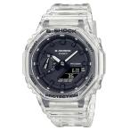 ショッピングg-shock ブラック カシオーク 限定モデル G-SHOCK Gショック ジーショック カシオ CASIO アナデジ 腕時計 ブラック クリアスケルトン GA-2100SKE-7A 逆輸入海外モデル