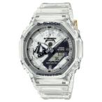 カシオーク G-SHOCK Gショック 40周年 クリア リミックス エリック・ヘイズ 限定 カシオ CASIO アナデジ 腕時計 スケルトン GA-2140RX-7A 逆輸入海外モデル