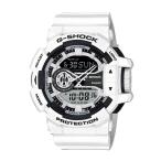 Yahoo! Yahoo!ショッピング(ヤフー ショッピング)G-SHOCK Gショック ジーショック GA-400 シリーズ ハイパーカラーズ カシオ CASIO アナデジ 腕時計 ホワイト ブラック GA-400-7AJF 国内モデル