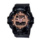 G-SHOCK Gショック GA-700 BLACK &amp; ROSE GOLD シリーズ カシオ CASIO アナデジ 腕時計 ブラック ローズゴールド GA-700MMC-1A 逆輸入海外モデル