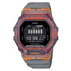 G-SHOCK Gショック G-SQUAD スマートフォンリンク カシオ CASIO デジタル 腕時計 ブラック オレンジ スケルトン GBD-200SM-1A5 逆輸入海外モデル