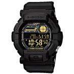G-SHOCK Gショック ジーショック GD-350 カシオ CASIO デジタル 腕時計  オールブラック イエロー GD-350-1B 逆輸入海外モデル
