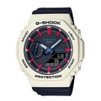 Yahoo! Yahoo!ショッピング(ヤフー ショッピング)G-SHOCK Gショック カシオーク Sシリーズ ミッドサイズ トリコロール カシオ CASIO アナデジ 腕時計 ブラック ベージュ GMA-S2100WT-7A2 逆輸入海外モデル