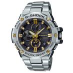 Yahoo! Yahoo!ショッピング(ヤフー ショッピング)G-SHOCK Gショック Gスチール スマートフォンリンク カシオ CASIO ソーラー アナログ 腕時計 シルバー ブラック ゴールド GST-B100D-1A9JF 国内正規モデル