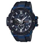Yahoo! Yahoo!ショッピング(ヤフー ショッピング)G-SHOCK Gショック Gスチール カーボン シリーズ スマートフォンリンク カシオ CASIO ソーラー アナログ 腕時計 ブルー GST-B100XB-2AJF 国内正規モデル