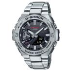 ショッピングShock G-SHOCK Gショック Gスチール スマートフォンリンク カシオ CASIO ソーラー アナデジ 腕時計 シルバー ブラック GST-B500D-1A 逆輸入海外モデル