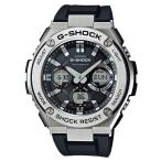 Yahoo! Yahoo!ショッピング(ヤフー ショッピング)G-SHOCK Gショック ジーショック G-STEEL Gスチール カシオ CASIO 電波 ソーラー アナデジ 腕時計 ブラック シルバー GST-W110-1AJF 国内正規モデル