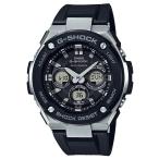 Yahoo! Yahoo!ショッピング(ヤフー ショッピング)G-SHOCK Gショック G-STEEL Gスチール カシオ CASIO 電波 ソーラー アナデジ 腕時計 ブラック シルバー ミッドサイズ GST-W300-1AJF 国内正規モデル