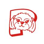 デザインスタンプ かわいい 犬のハンコ シーズー オーダー イラスト 銀行印 印鑑