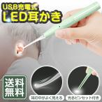 ショッピング耳かき 耳かき ライト USB 充電式 LED 4点セット 光る耳かき ピンセット 耳掃除 照明付き こども 子供 子ども 耳掃除 便利グッズ 子育て