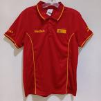 Reebok Испания представитель модель короткий рукав Polo ikeru*kasi-jas игрок 2010 год футбол World Cup [N]