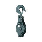 064BALSH0751 アルプス印滑車《強力型》スナッチブロック フック式 75 x 1SH