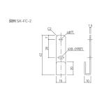 SK-FC-3 消火器ボックス用フック  防