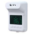 固定式 非接触赤外線検温計 51372 （法人・個人事業主様限定） 壁掛け 検温器 非接触式温度計 非接触検温器 非接触型温度計 デジタル デジタル温度計 電池式 検