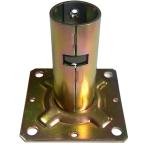 ワンタッチ固定ベース φ25.4用 20個セット 棚 脚 パーツ 固定ベース パイプ 足場 固定金具 金具 工具 建設資材 工事用品 工事現場 仮設資材 建築金具 建築工具