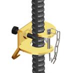 【法人・個人事業主様限定】岡部 RC柱作業用安全帯フック掛け金物 ライフハンガー2　Ｄ３５−Ｄ４１ 入数15 LFHAN2-D35-D41