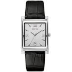 【並行輸入品】 Bulova Men's Black Leather 96B107