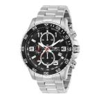 【並行輸入品】 インビクタ Invicta 腕時計 14875 Specialty Chronograph Black Textured Dial Stainless Steel メンズ  並行輸入品