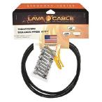 [ параллель импортные товары ] (Black) - Lava Cable Tightrope Solder-Free Pedal-Board Kit Black Cable