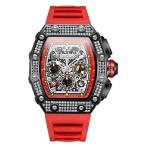【並行輸入品】 Fanmis Womens Uniqueローマ数字クォーツアナログ防水ブラウンレザーストラップローズゴールド腕時計