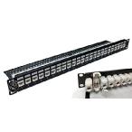 [ параллель импортные товары ] 24/48 порт 1U/2U CAT6/CAT6A защита нет / защита patch panel 24-Port QWM-ED-PP-24-CAT6A
