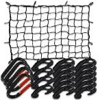 [ параллель импортные товары ] funceter. легко тоже .. нет / 47 x 36 " Cargo Net. стрейч 80 " x 60 дюймовый,Tight 3.15 " x3.15 " сетка 200 kg и больше Holds loads, 16 настройка 