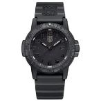 【並行輸入品】 Luminox Men's Sea Turtle Giant XS0321BOL Black Silicone Quartz Fashion Watch