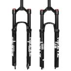 【並行輸入品】 ZTZ 26/27.5/29インチ マウンテンバイクフロントフォーク デュアルエアチャンバーバイクサスペンションフォーク MTBショックアブソーバーエアフ