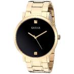 【並行輸入品】 GUESS 44mm ダイヤモンドダイヤルウォッチ One Size ゴールド調/ブラック。