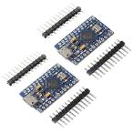 [ параллель импортные товары ] DEVMO Pro Micro ATmega32U4 5V 16MHz Micro-USB разработка модуль панель 2 ряд булавка заголовок имеется ard-uino Leonardo для замены ATmega328 Pro Mini 2 шт 