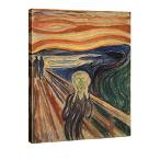 [ параллель импортные товары ] Wieco Art The Scream Edward * прозрачный k произведение знаменитый картина копия .. парусина принт искусство Work стена оборудование орнамент современный парусина wall искусство 