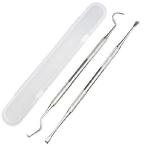 Langsum Professional Dental Tools, Stainless Steel Teeth Cleaning Tools for Dentist, Personal Using, Pets, Dental Hygiene Kit with Dental Scaler Pick,