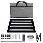 [ параллель импортные товары ] Ghost Fire Guitar Pedal Board Aluminum Alloy Super light Effect Pedalboard with Carry Bag,SPL-06 (23.6''x15.7'')