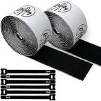 [ параллель импортные товары ] Crosby Pedalboard Grip Kit - 10 Feet (3m) of Heavy Duty Hook & Loop Tape Plus 6 Reusable Cable Ties for Guitar or Bass Pedal Board