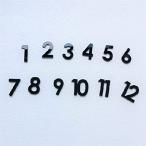 【並行輸入品】 NUO RUI 12個 アラビアミラー アクリル数字 壁時計用 
