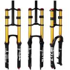 【並行輸入品】 B Bolany 自転車サスペンションフォーク 26/27.5/29インチ マウンテンバイク DHエアダブルショルダー ダウンヒル ラペリング ショックアブソーバ