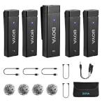 BOYA by-W4 Wireless Lavalier Microphones for Cam