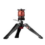 【並行輸入品】 IFOOTAGE Cobra 3 Base-P,Portable Tabletop Mini Tripod Mount with Pedal Locking Control,Quick Release Platform,Max Load 17.6 lbs