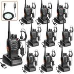 ショッピングRANGE Walkie Talkies for Adults-Baofeng Long Range Walky Talky BF-888S Rechargeable Two Way Radio USB Charger with 1 Programming Cable- 16 Channels-Flashlig