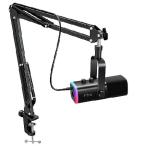 【並行輸入品】 FIFINE XLR/USB ゲーミングマイクセット ダイナミッ