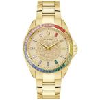 【並行輸入品】 Bulova Phantom クリスタルコレクション 97A179, ゴールド調, モダン