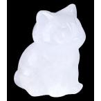 QINJIEJIEクリアクォーツ猫...