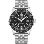 【並行輸入品】 Luminox パシフィックダイバー リップルダイブウォッチ 39mm ブラック ホワイト 20気圧, スチールブラック。 シルバー, スチールブラック。 シル