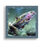 【並行輸入品】 3dRose 壁掛け時計 静音 - 38.1 cm - 